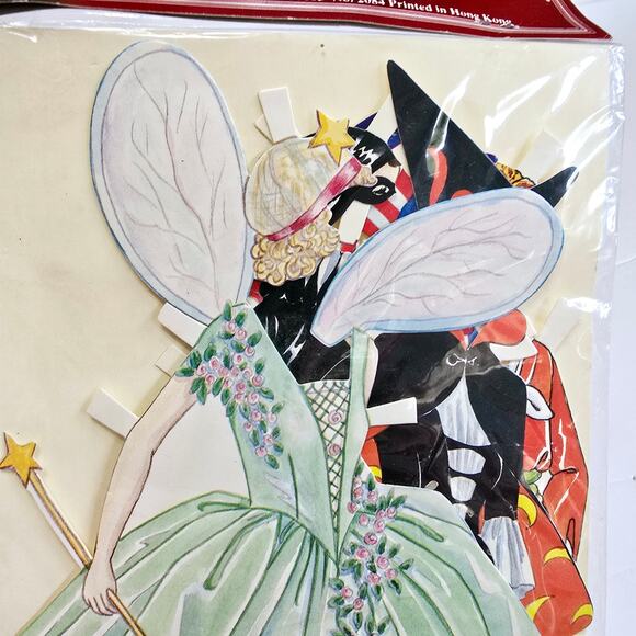 NIP Judy M. Johnson's Die-cut 1920 Masquerade Costume Cutout Paper Doll 8 7/8 - Picture 4 of 6